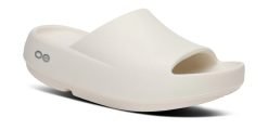 Oofos Sandals Men's OOahh PLUS Slide Sandal - Chalk