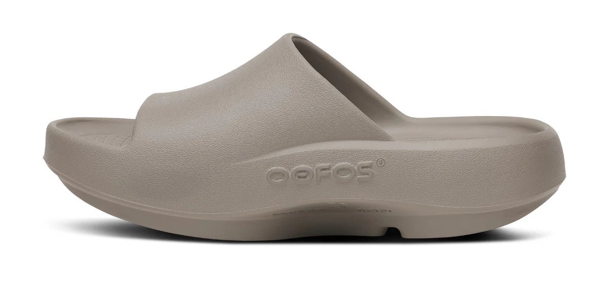 Oofos Sandals Women's OOahh PLUS Slide Sandal - Driftwood - Image 5