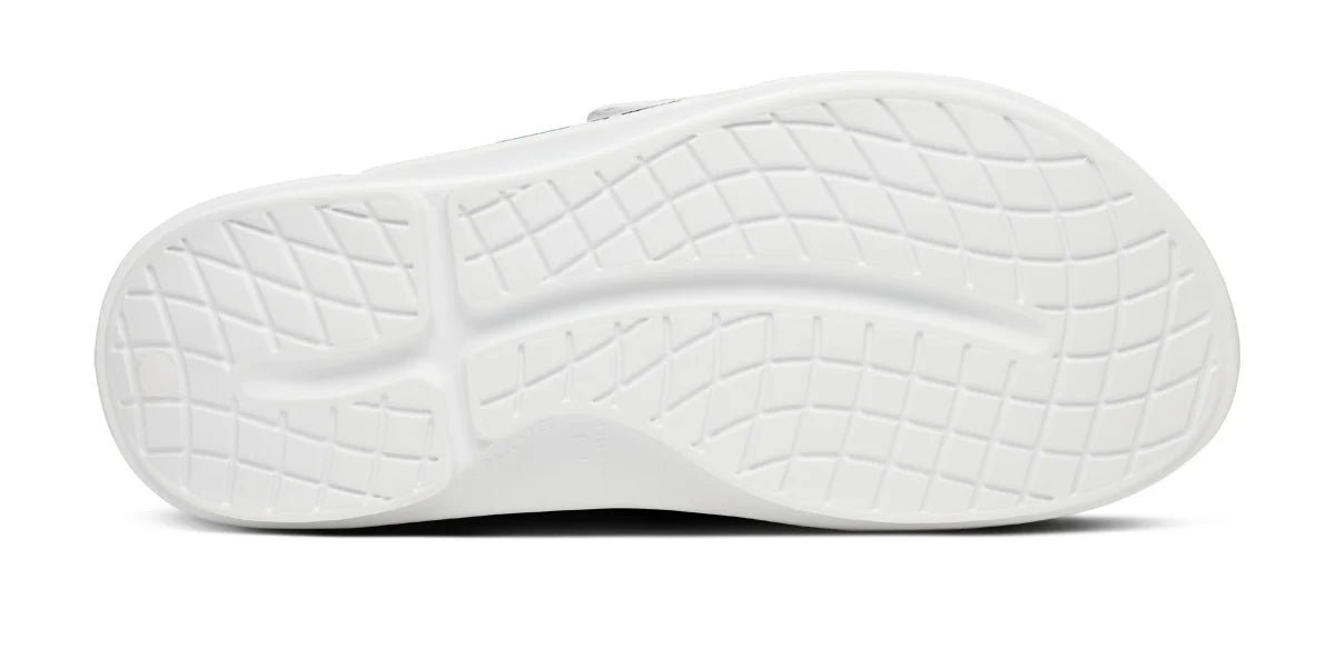 Oofos Sandals BAUER/OOFOS Men's OOahh Sport Flex Sandal – White - Image 10