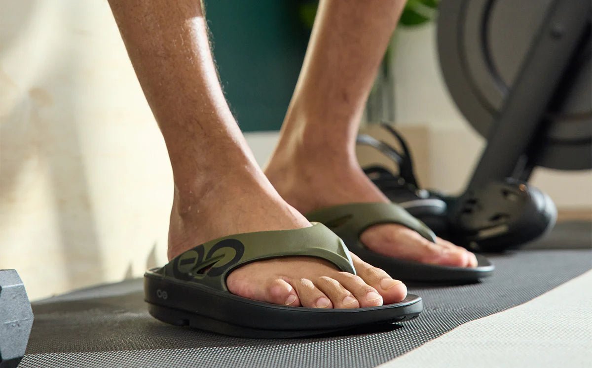 Oofos Sandals Men's OOriginal Sport Sandal - Tactical Green - Image 8