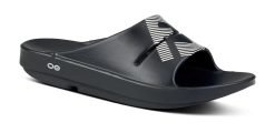 Oofos Sandals FJ X Oofos Sandals Women's OOahh Sport Slide Sandal - Black