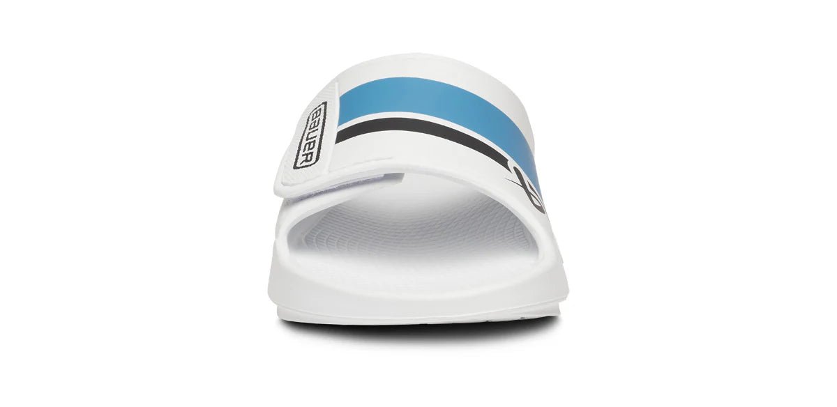 Oofos Sandals BAUER/OOFOS Men's OOahh Sport Flex Sandal – White - Image 6
