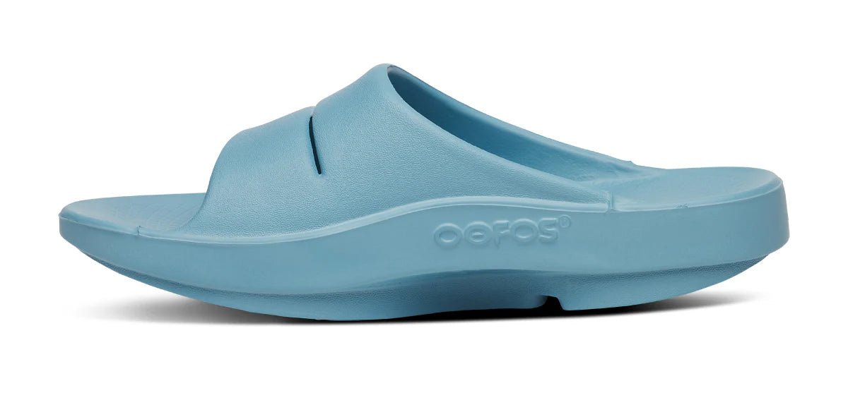 Oofos Sandals Women's OOahh Slide Sandal - Ocean Blue - Image 4