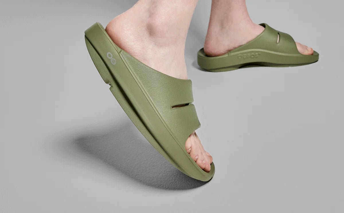 Oofos Sandals Women's OOahh Slide Sandal - Foliage (SALE) - Image 9