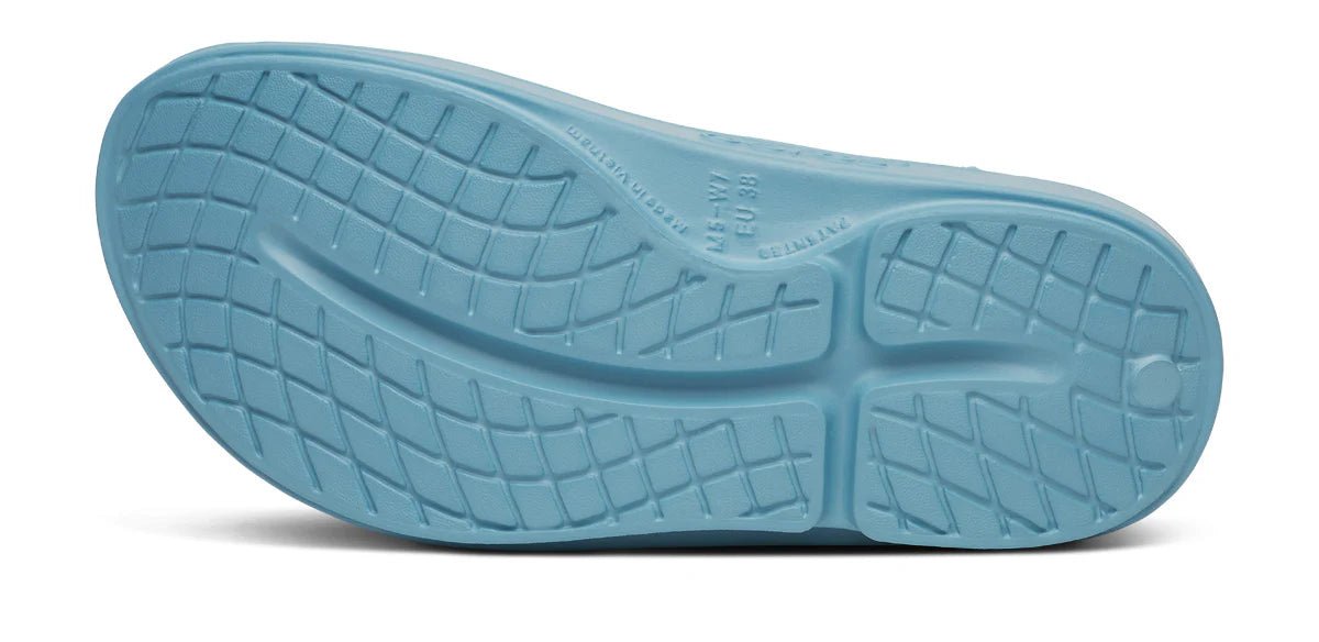Oofos Sandals Women's OOahh Slide Sandal - Ocean Blue - Image 7