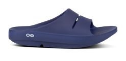 Alternative view of Oofos Sandals Men's OOahh Slide Sandal - Navy