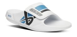 Oofos Sandals BAUER/OOFOS Men's OOahh Sport Flex Sandal – White