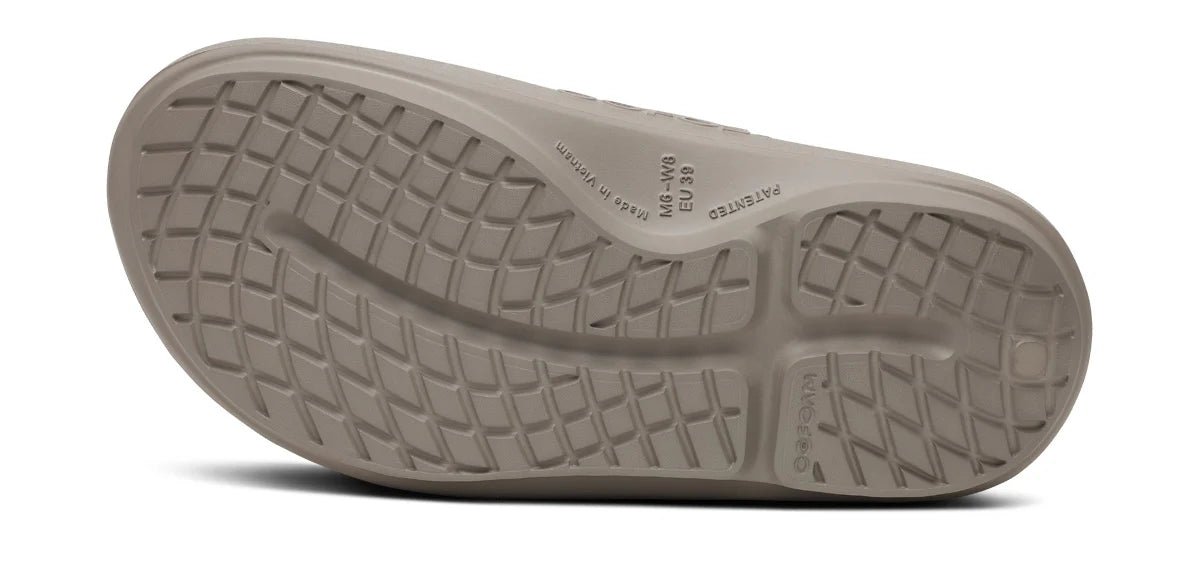 Oofos Sandals Women's OOahh PLUS Slide Sandal - Driftwood - Image 8