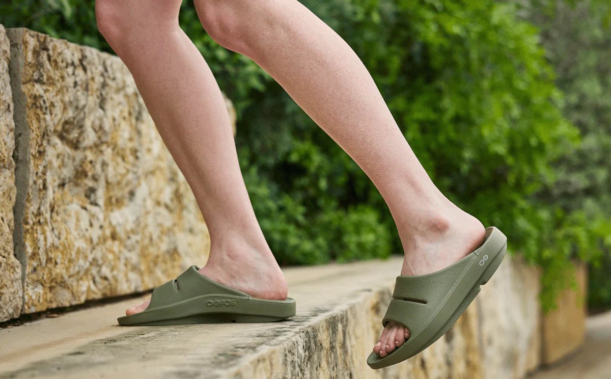 Oofos Sandals Women's OOahh Slide Sandal - Foliage (SALE) - Image 10