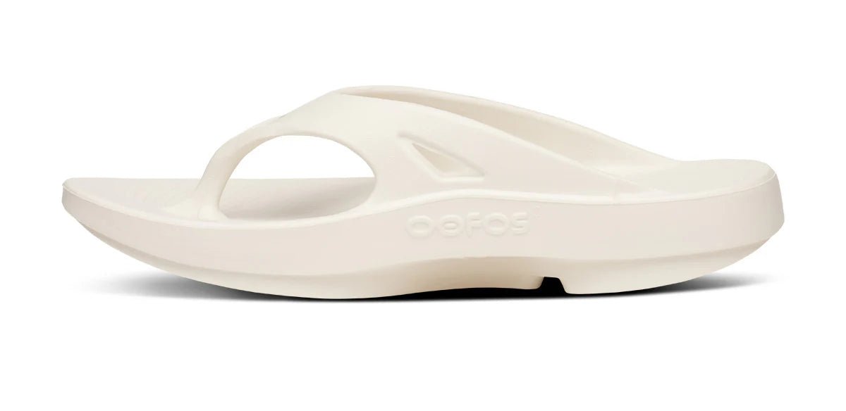 Oofos Sandals BAUER/OOFOS Men's OOriginal Sport Sandal – Chalk - Image 4