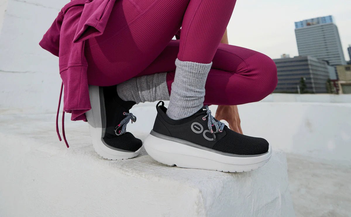 Women's OOmy Stride - White Black - Image 9