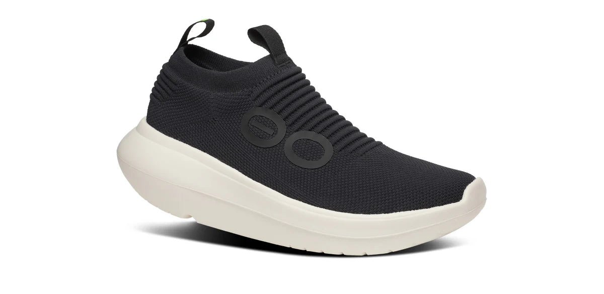 Oofos Sandals Men's OOmy Zen - Chalk Black