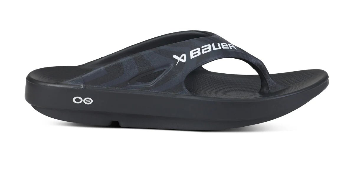 Oofos Sandals BAUER/OOFOS Men's OOriginal Sport Sandal – Black Asphalt - Image 2