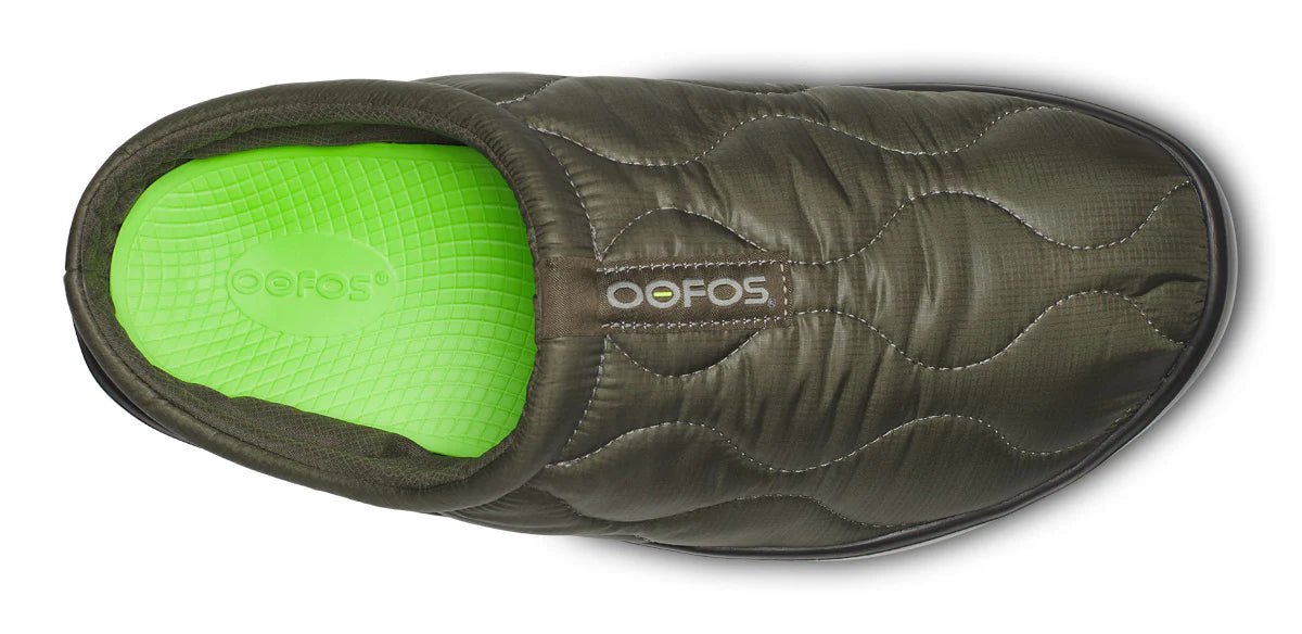 Oofos Sandals Men's OOcoozie Thermo Mule - Alpine Moss - Image 6