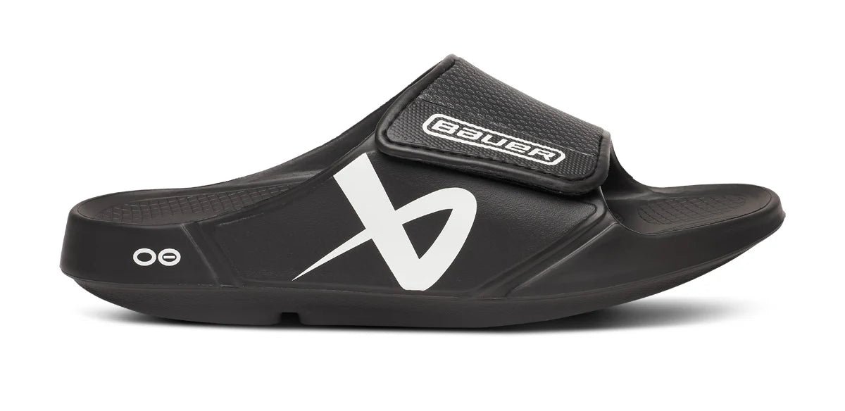 Oofos Sandals BAUER/OOFOS Women's OOahh Sport Flex Sandal – Black - Image 2