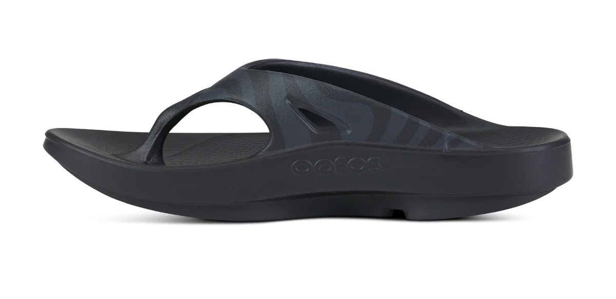Oofos Sandals BAUER/OOFOS Women's OOriginal Sport Sandal – Black Asphalt - Image 4