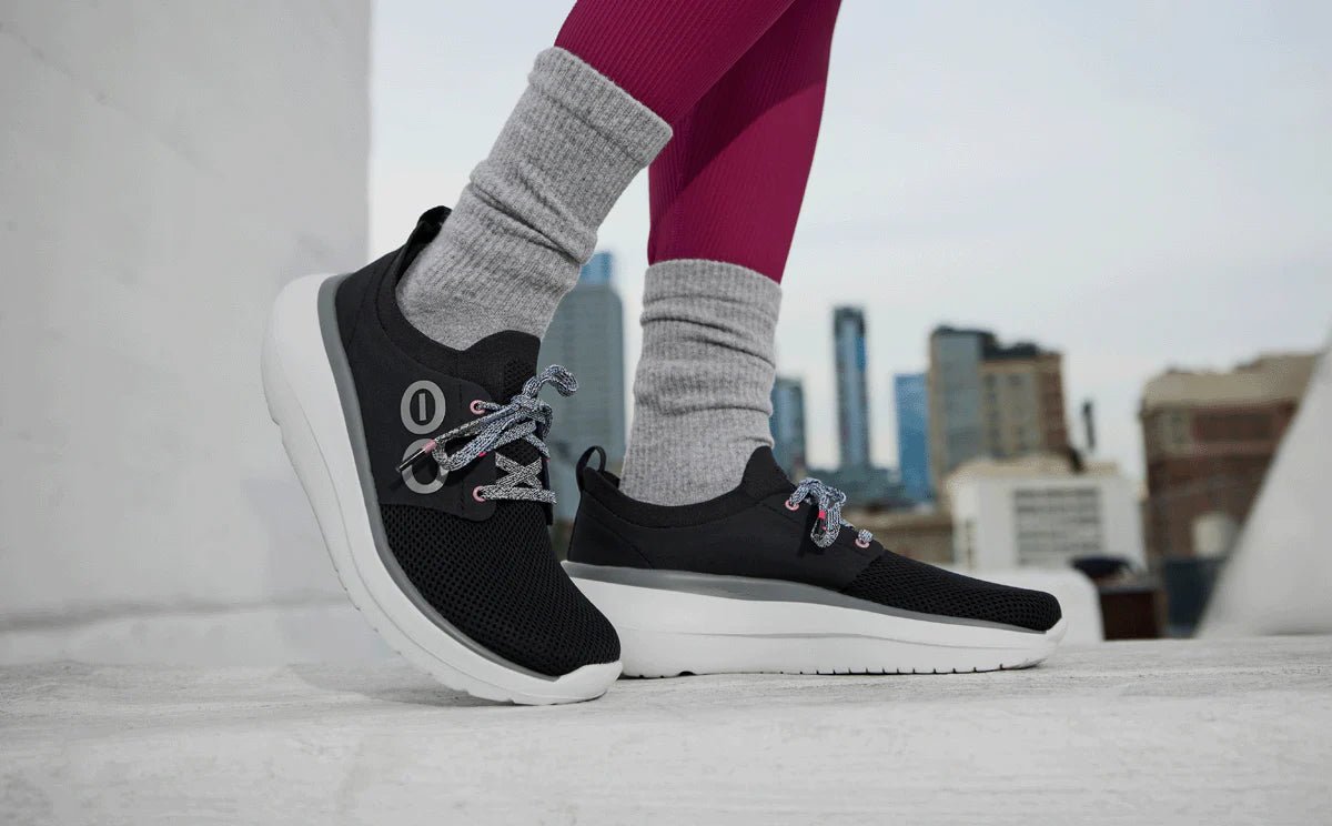 Women's OOmy Stride - White Black - Image 8