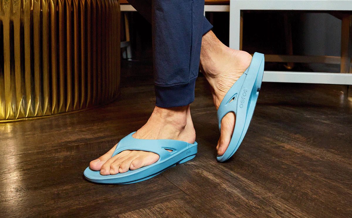 Oofos Sandals Men's OOriginal Sandal - Ocean Blue - Image 8