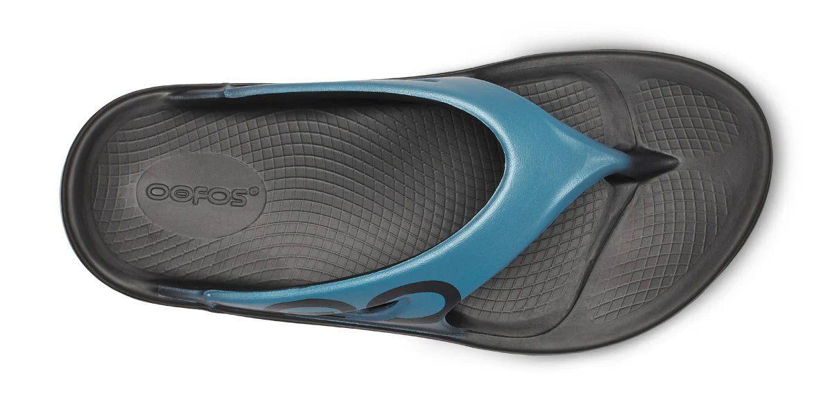 Oofos Sandals Men's OOriginal Sport Sandal - Ocean Blue - Image 6