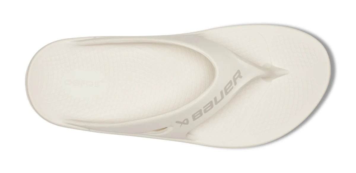 Oofos Sandals BAUER/OOFOS Men's OOriginal Sport Sandal – Chalk - Image 6