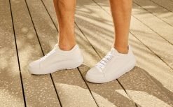 Alternative view of Oofos Sandals Men's Club+ White