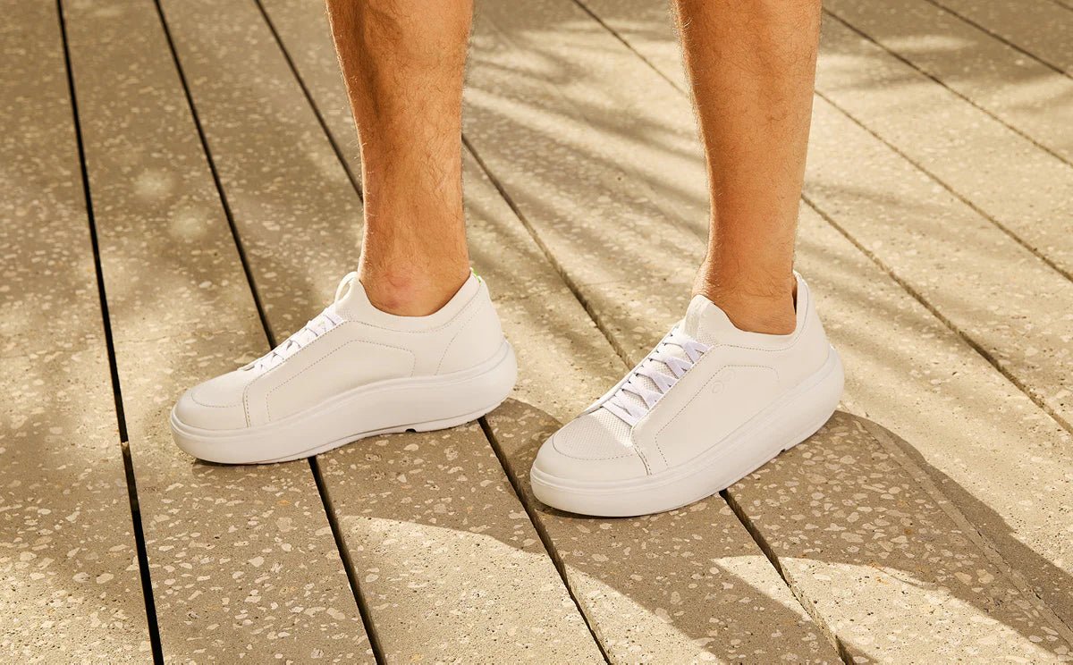 Oofos Sandals Men's Club+ White - Image 2