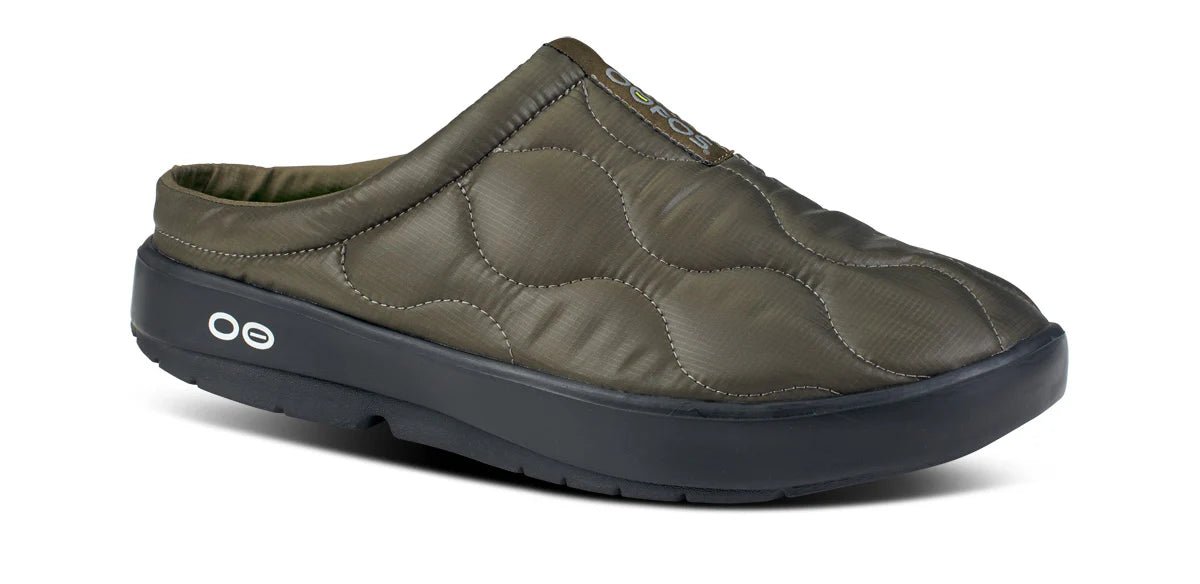 Oofos Sandals Men's OOcoozie Thermo Mule - Alpine Moss