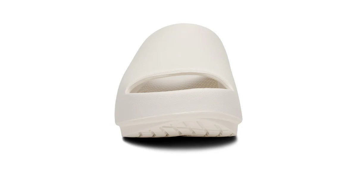 Oofos Sandals Men's OOahh PLUS Slide Sandal - Chalk - Image 4