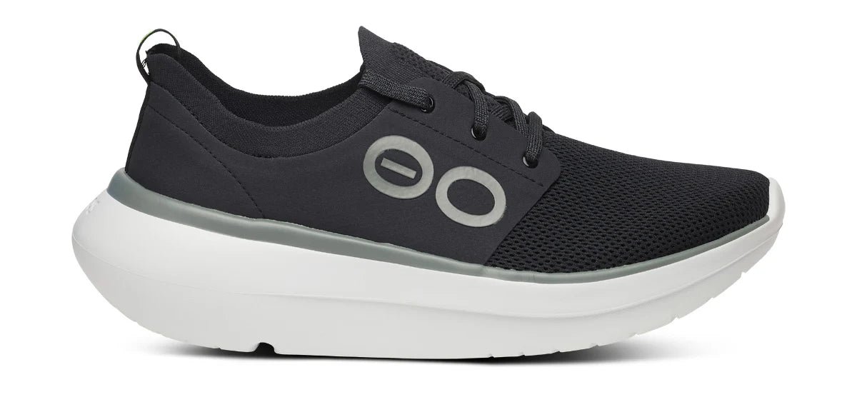Oofos Sandals Men's OOmy Stride - White Black - Image 2